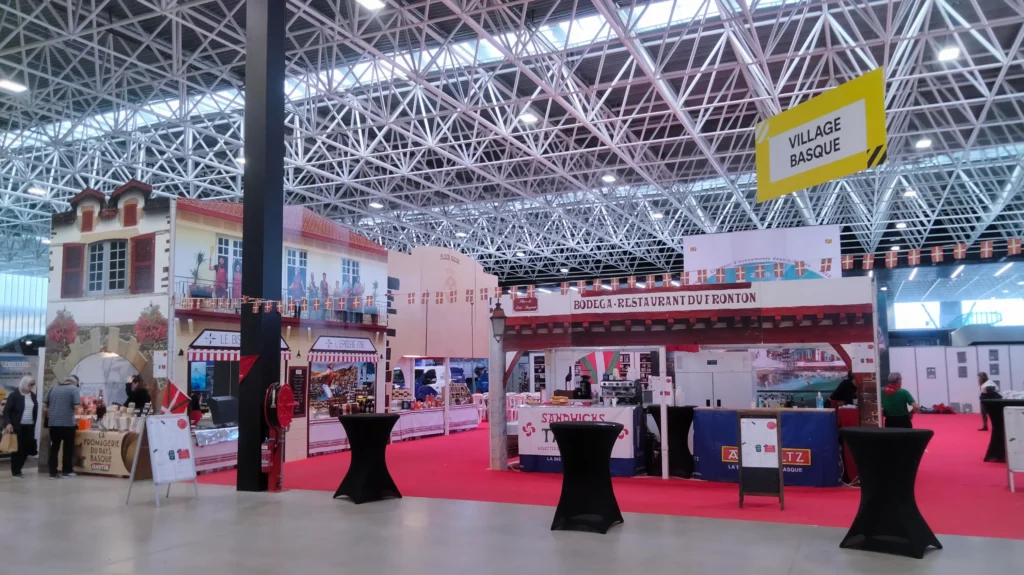 Animations basques et expériences immersives lors de salons professionnels partout en France