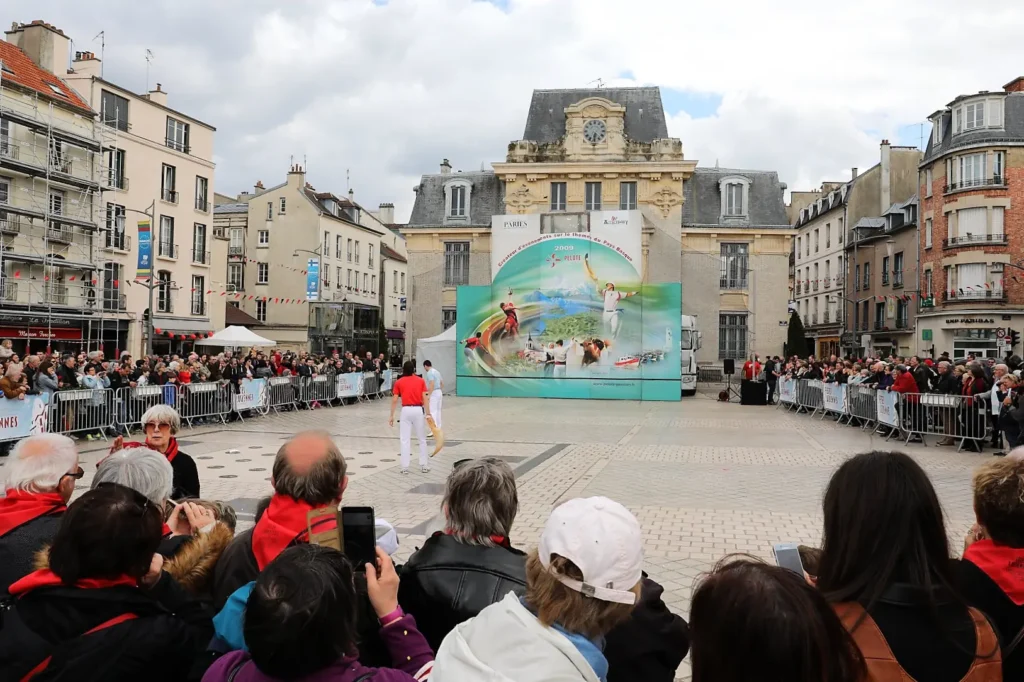 Fronton mobile innovant pour événements d’entreprise et animations culturelles