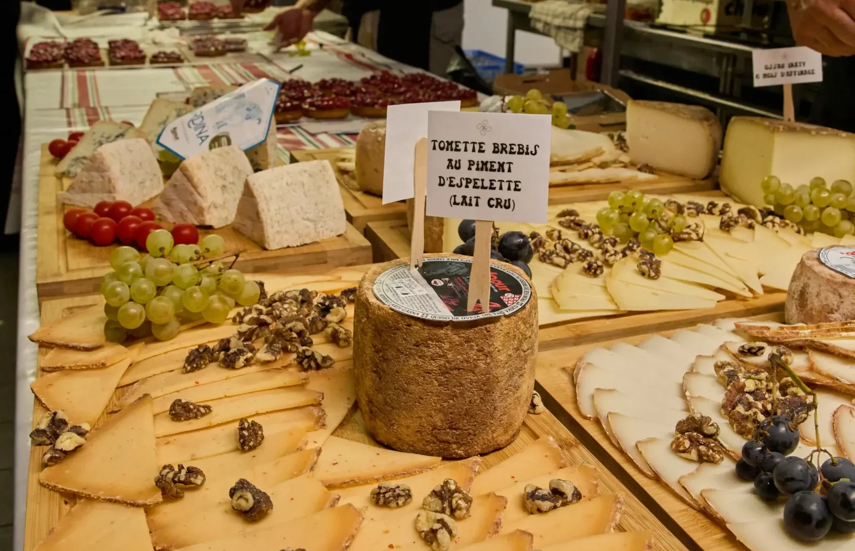 Planches généreuses de fromages basques pour vos événements